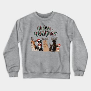 Merry Christmas from the Dogs Crewneck Sweatshirt